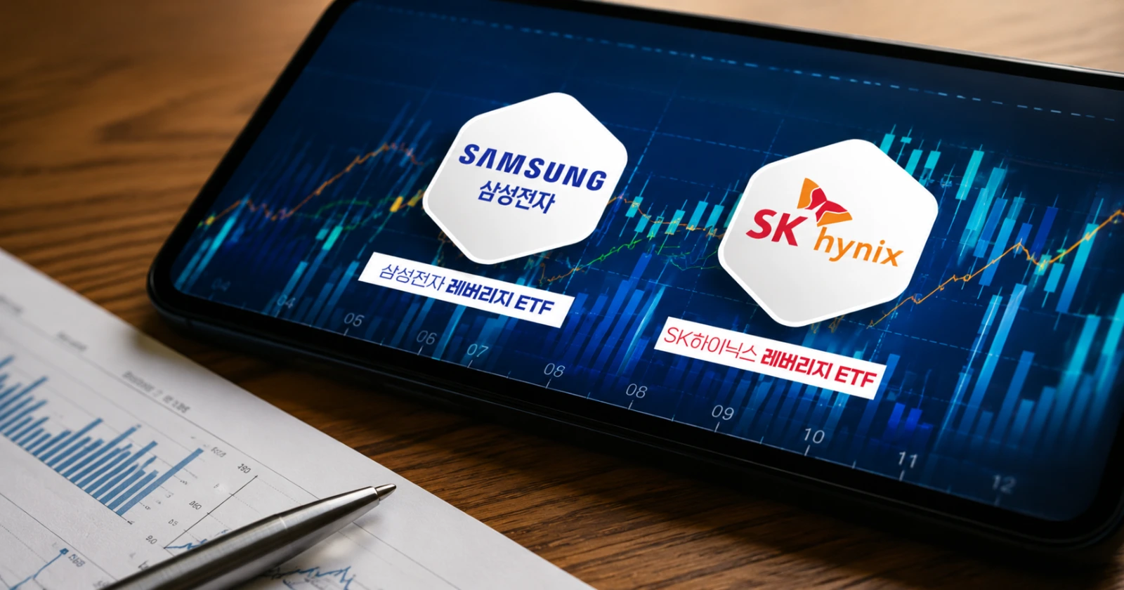 “2배로 벌려다 –50% 될 수도” 삼전닉스 2배 ETF